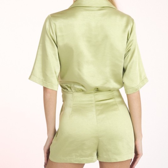 Silk Side Tie Romper - Picture 6 of 6